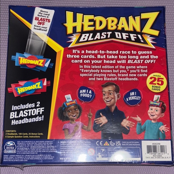 NEW Hedbanz Blast Off and 3-Set Expansion Pack - Picture 2 of 5